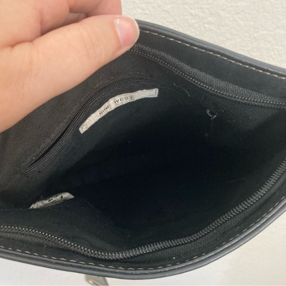 Nine West Satchel Purse - Black - 9"x9" - Picture 9 of 11